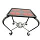 Side table/plant table/vintage tiled table in cast iron