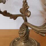 Ancien chandelier en laiton massif