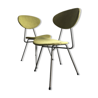 Paire de 2 chaises 'staatsmijnen' par Rob Parry & Emile Truijen, 1955