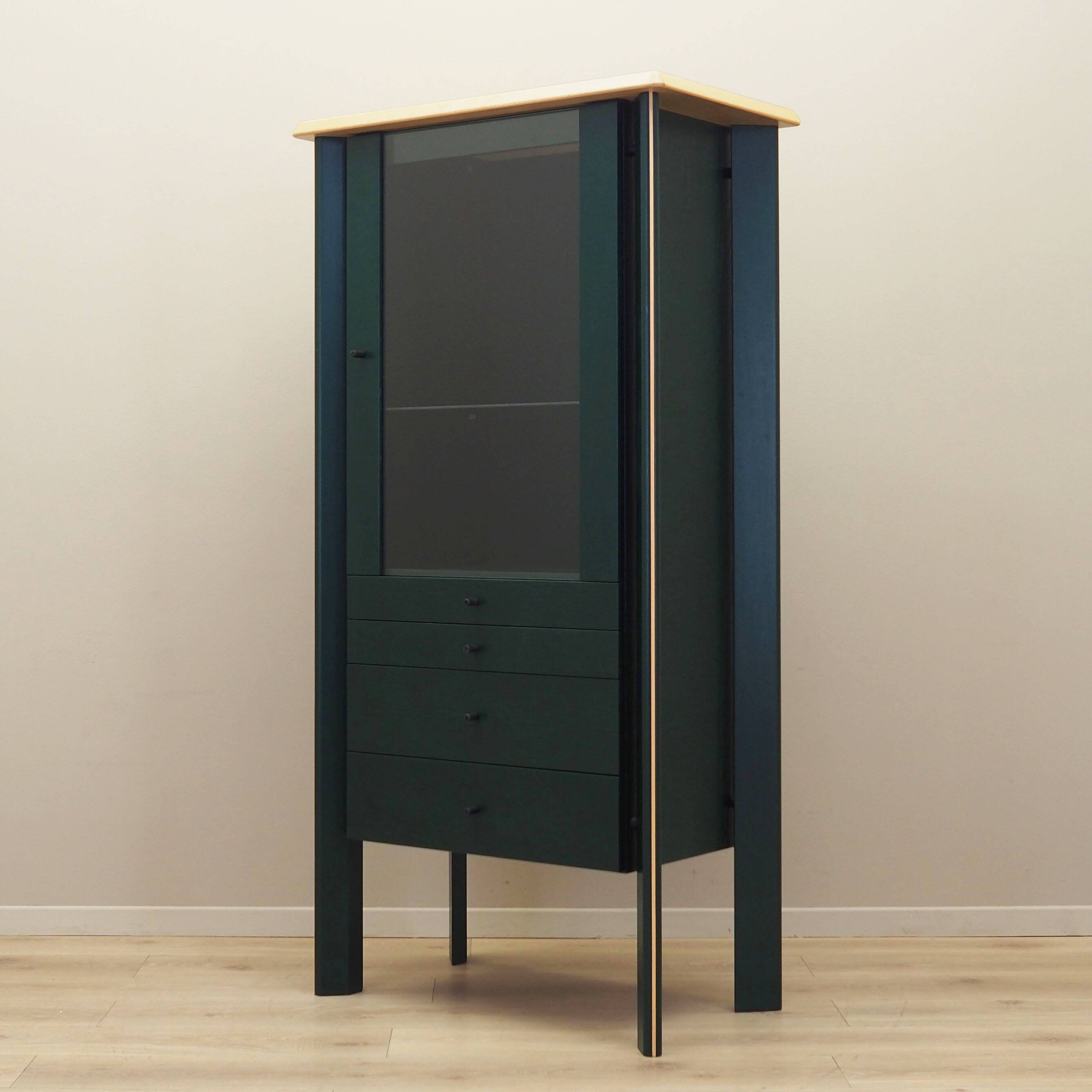 Oak showcase, Danish design, 1980s, production: Denmark