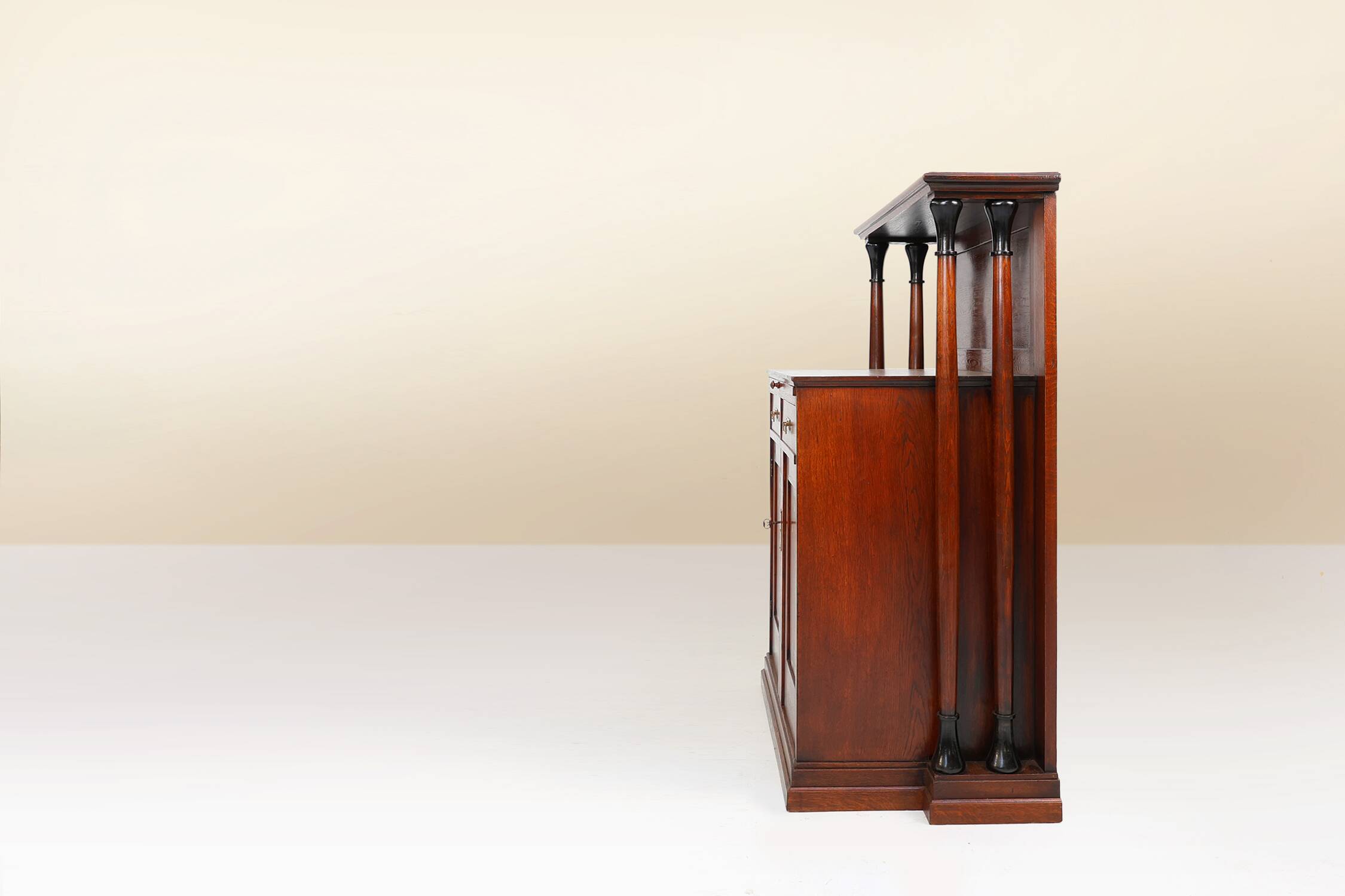 Secession high cabinet the Vienna Art Nouveau style, Austria ca. 1905