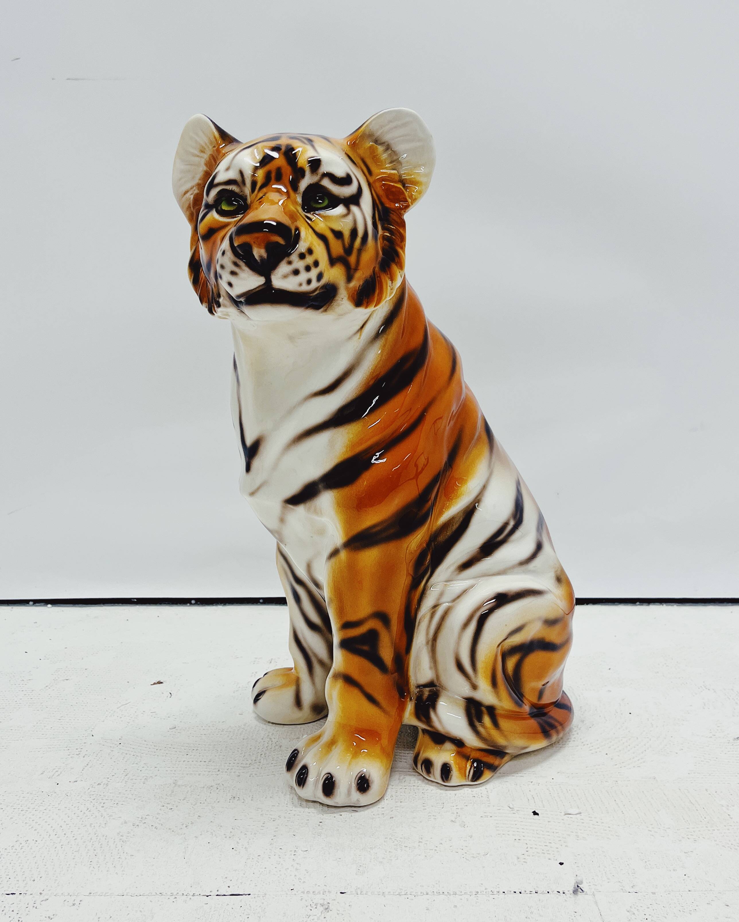 Tiger Statue Ceramic