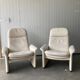 Exceptional and rare Pair of De Sede DS-50 adjustable Lounge Chairs