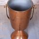 Art Deco Standing Champagne Cooler in Brass and Copper, France, 1920s