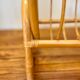 Vintage rattan magazine holder from the 60s and 70s