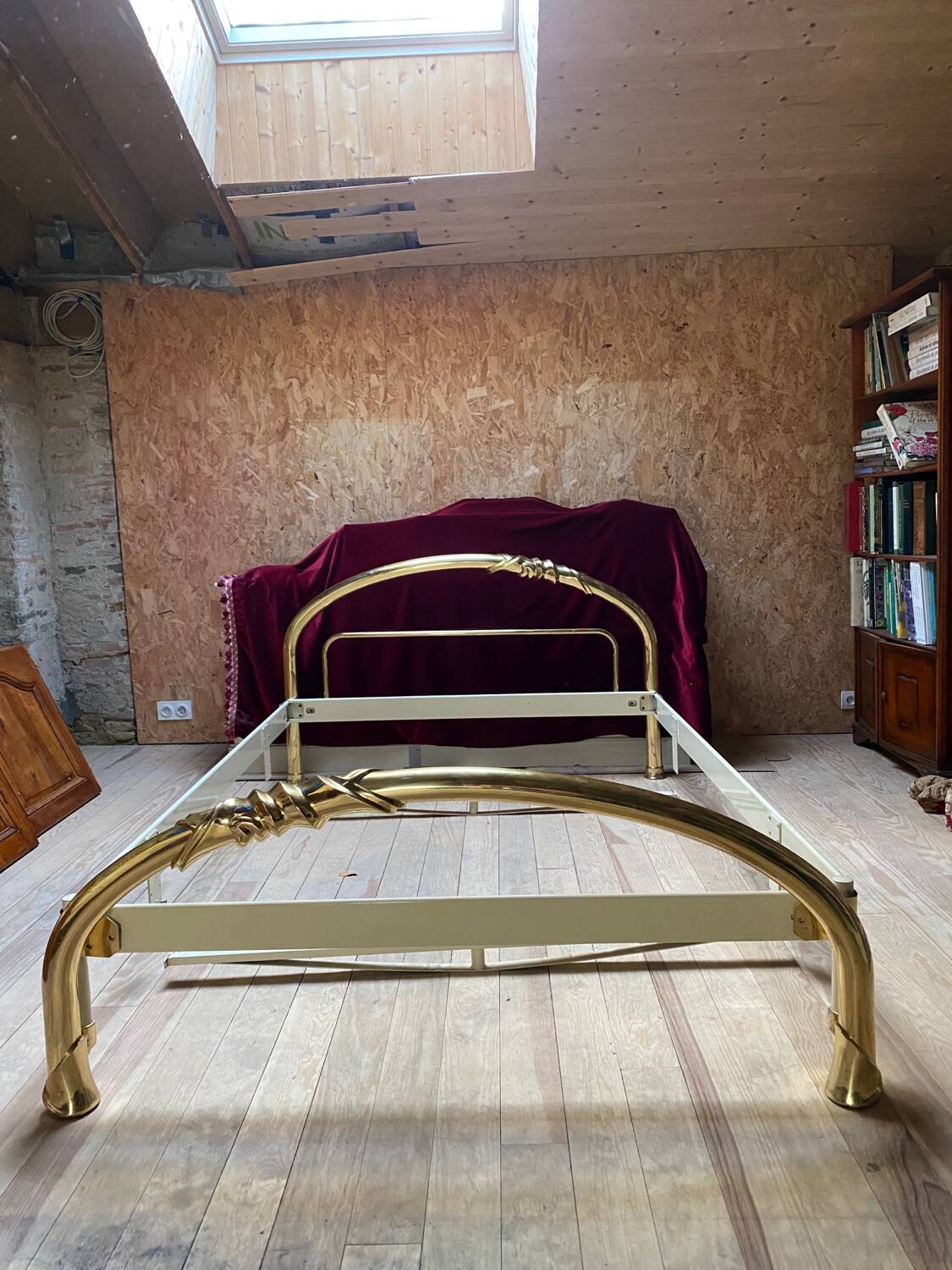 Brass bed Lipparini Design 1970