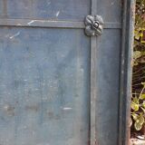 Solid gate, garden iron, H227x110cm, old, exterior door