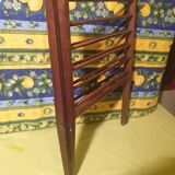 Scandinavian wooden folding magazine rack
