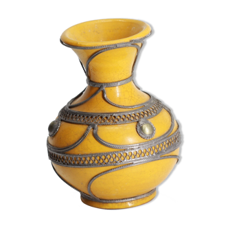 Moroccan ceramic vase