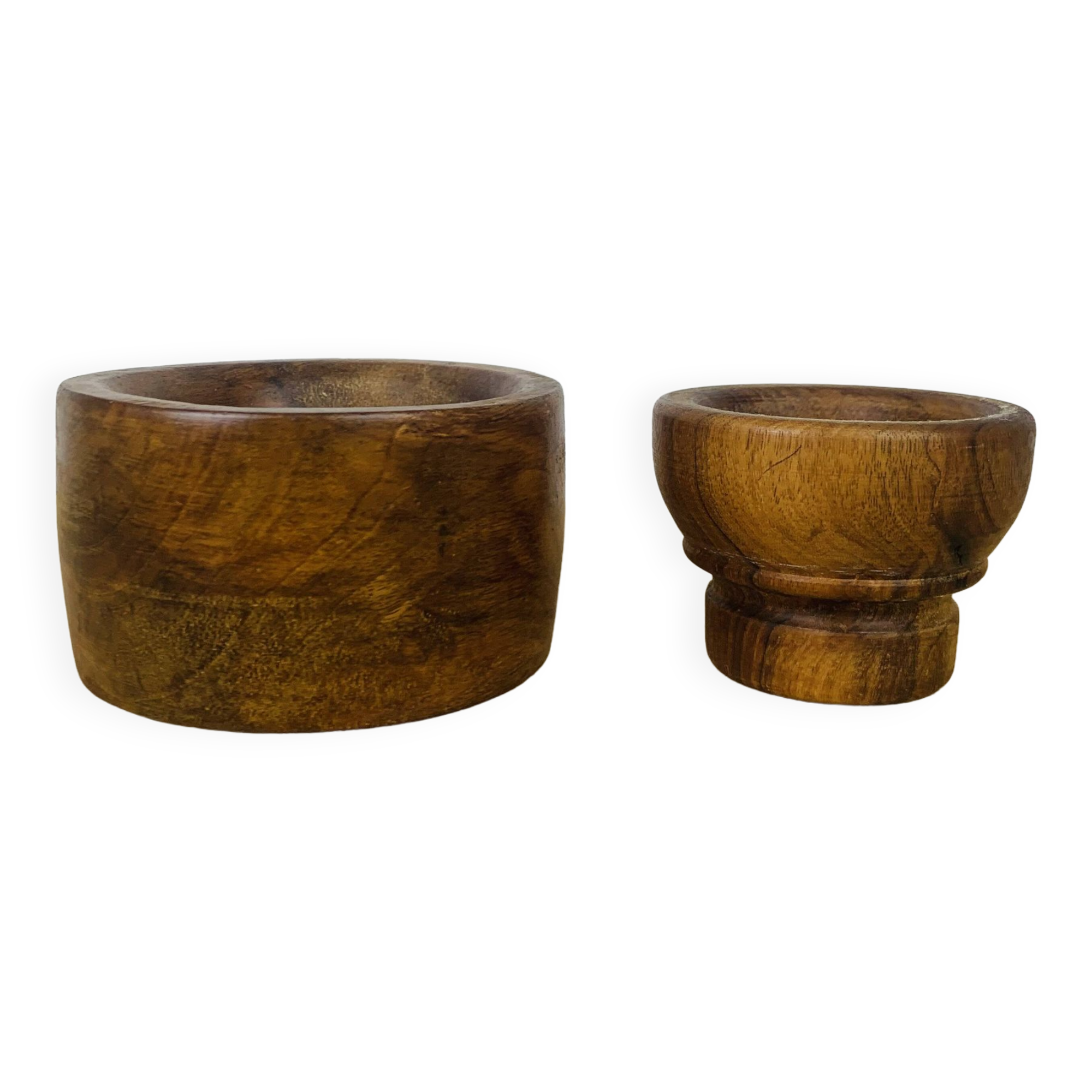 Duo Scandinavian teak bowls from the 60s