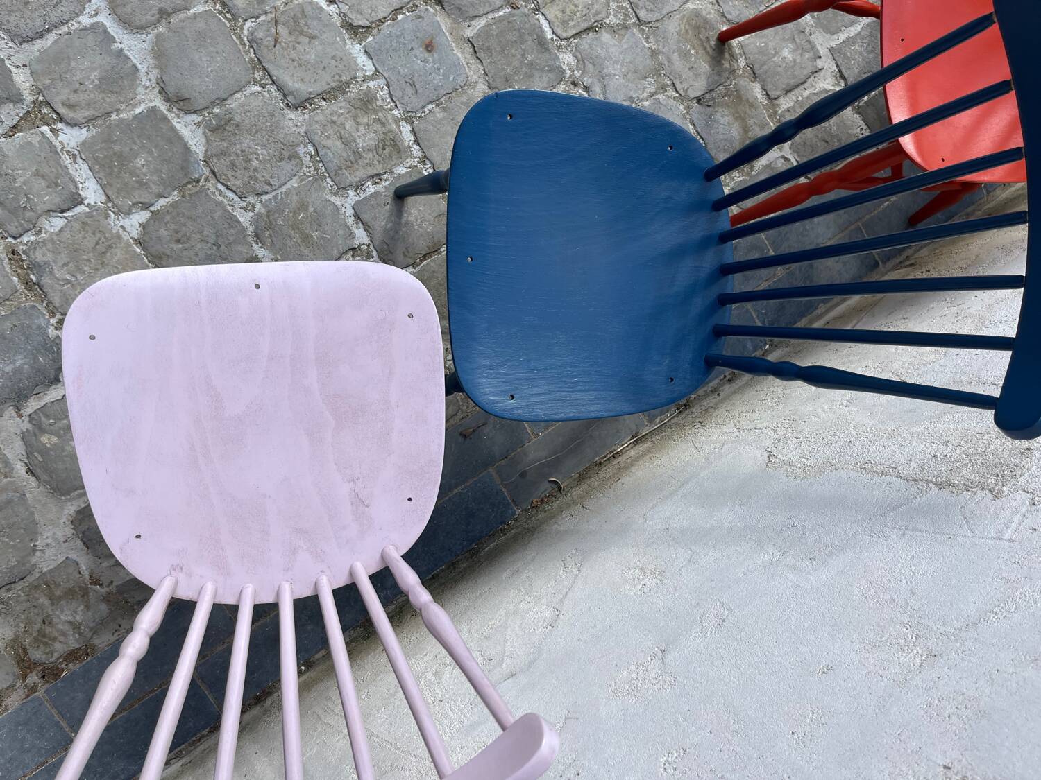 Baumann chair pale pink