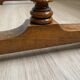 Vintage turned wooden towel rack