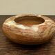 Vintage Orange Marble Ashtray Diameter 12 cm