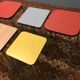 Serie de 5 tabourets vintage en formica