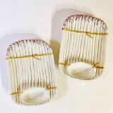 Pair of asparagus plates