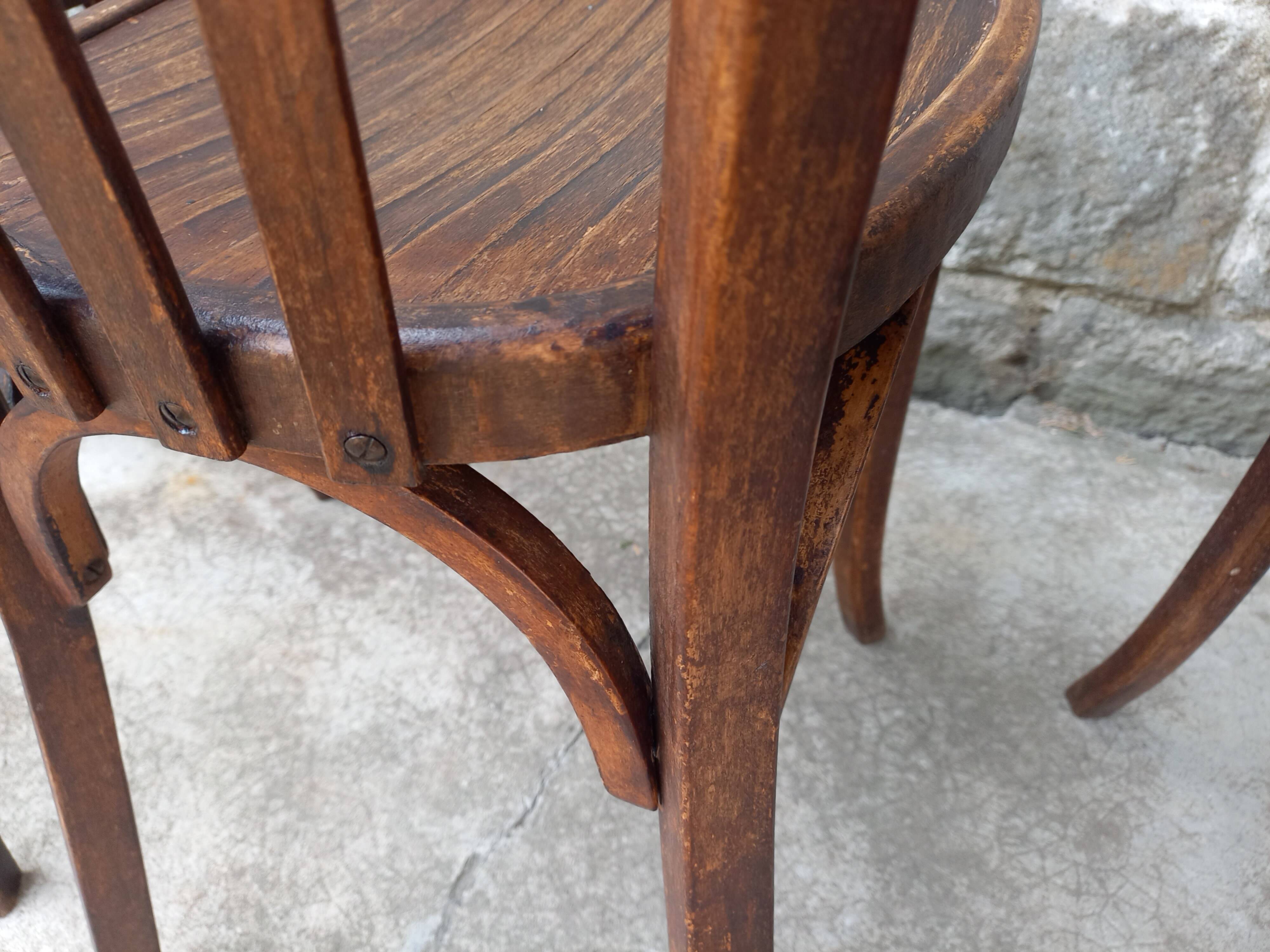 Set de 4 chaises bistrot Baumann