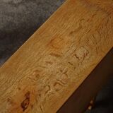 Brutalist oak sideboard from the mid-20th century, Danish cabinetmaker, 1960s.