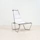 A pair of low chairs. France 70s