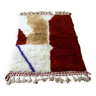 Beni Ouarain Berber Rug from Morocco – Handcrafted Wool, 160×110 cm