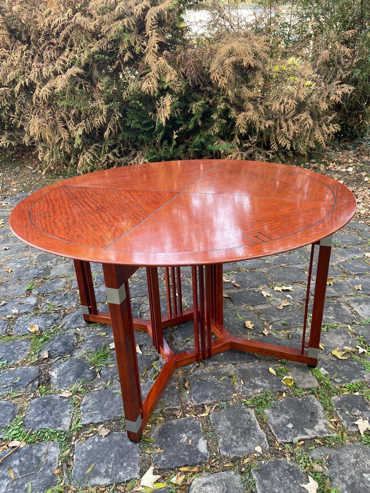 Round art deco dining table - schuitema (decoforma collection) - ø 130 cm
