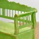 Antique pine bench with storage, 1900s