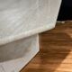 Octagonal coffee table in travertine