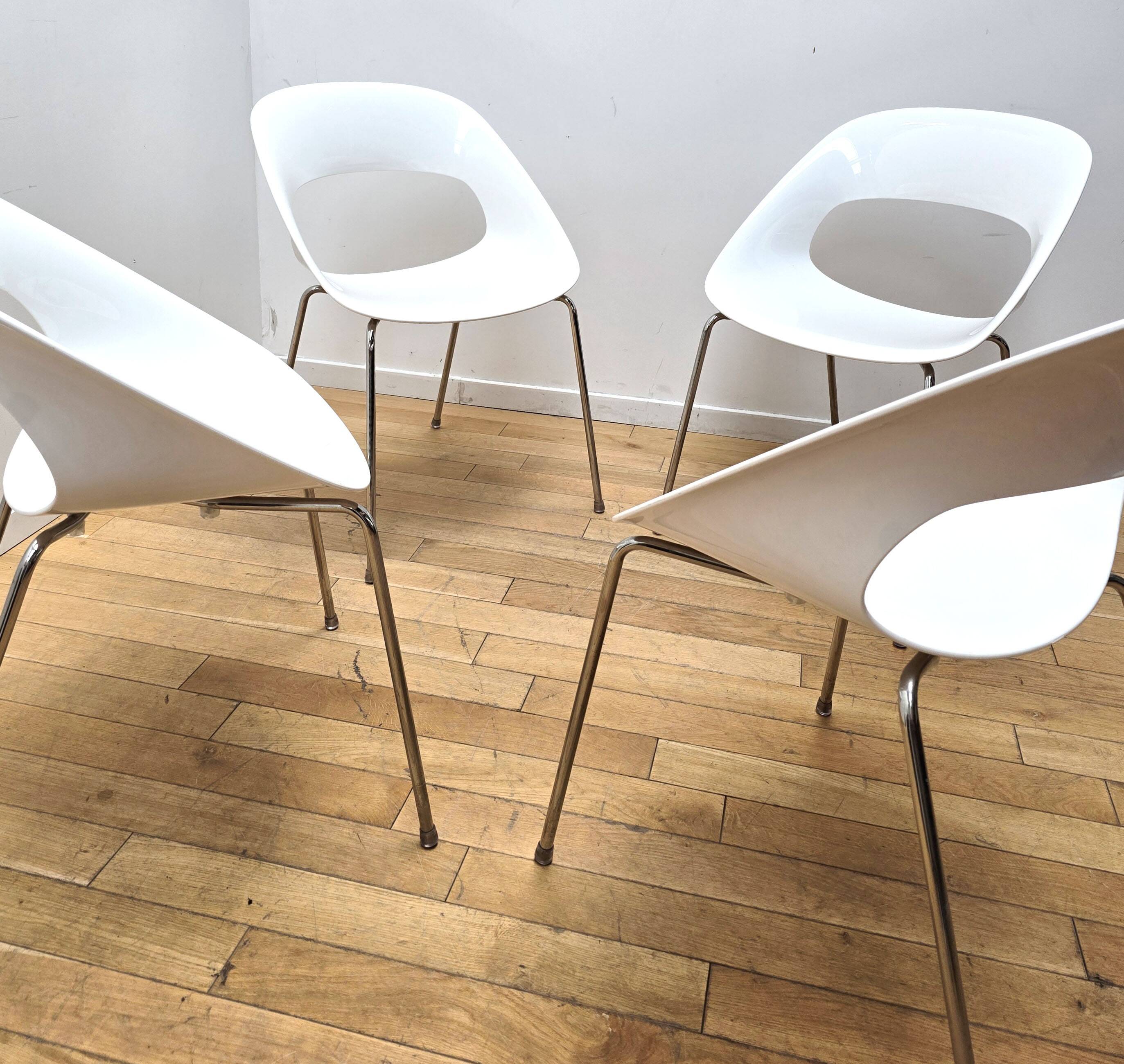 Set of 4 Taty dining room chairs, Castellani