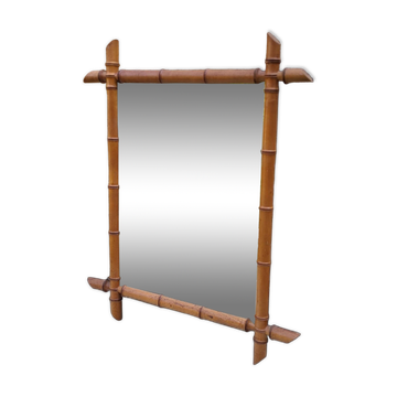 Miroir bambou 52*65 cm