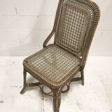 Perret and Vibert rattan chair, late 19th century