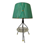 50s tripod ashtray lamp