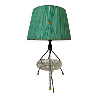 50s tripod ashtray lamp