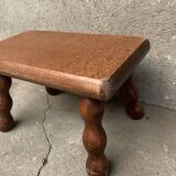 Antique rectangular milking stool