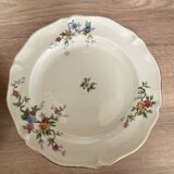 Set of 4 porcelain dessert plates