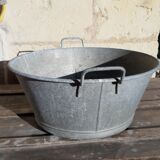 Vintage zinc basin