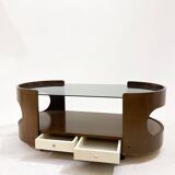 Mid-Century Moder Coffee Table in the style of Joe Colombo, 1970s