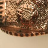 Single mid-century Swedish copper sconce