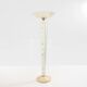 Emilio Lancia floor lamp mirror painted wood brass around 1940