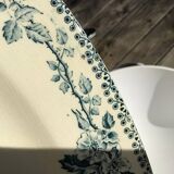 Terre de Fer Guadeloupe Debray gray blue dish