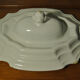 Vegetable soup tureen lid Moustiers 18th century South France