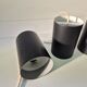 6 Louis Poulsen "pipe" pendant lights, 1960s, lacquered steel