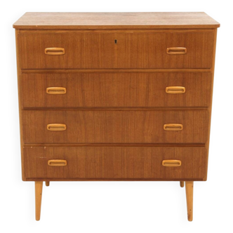 Commode scandinave en teck, Suède, 1960