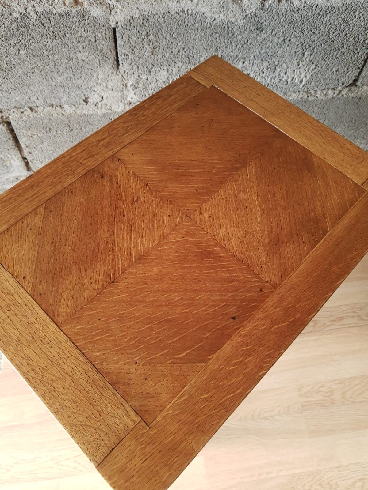 Vintage oak bedside/nightstand