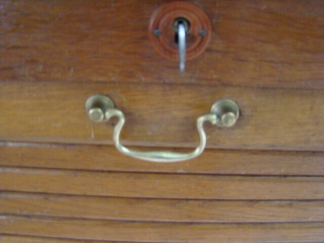 Old oak filing cabinet