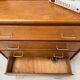 Vintage chest of drawers with tapered legs