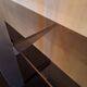 Wall shelves in wood, stainless steel and glass Roche Bobois