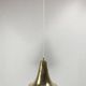Scandinavian brass hanging pendant lamp by Hans Agne Jakobsson, Sweden 1960s