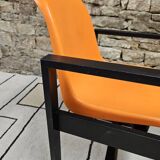 Set of 4 1970s Space Age armchairs