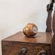 Small copper candle holder