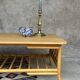 Vintage bamboo, wood and rattan coffee table