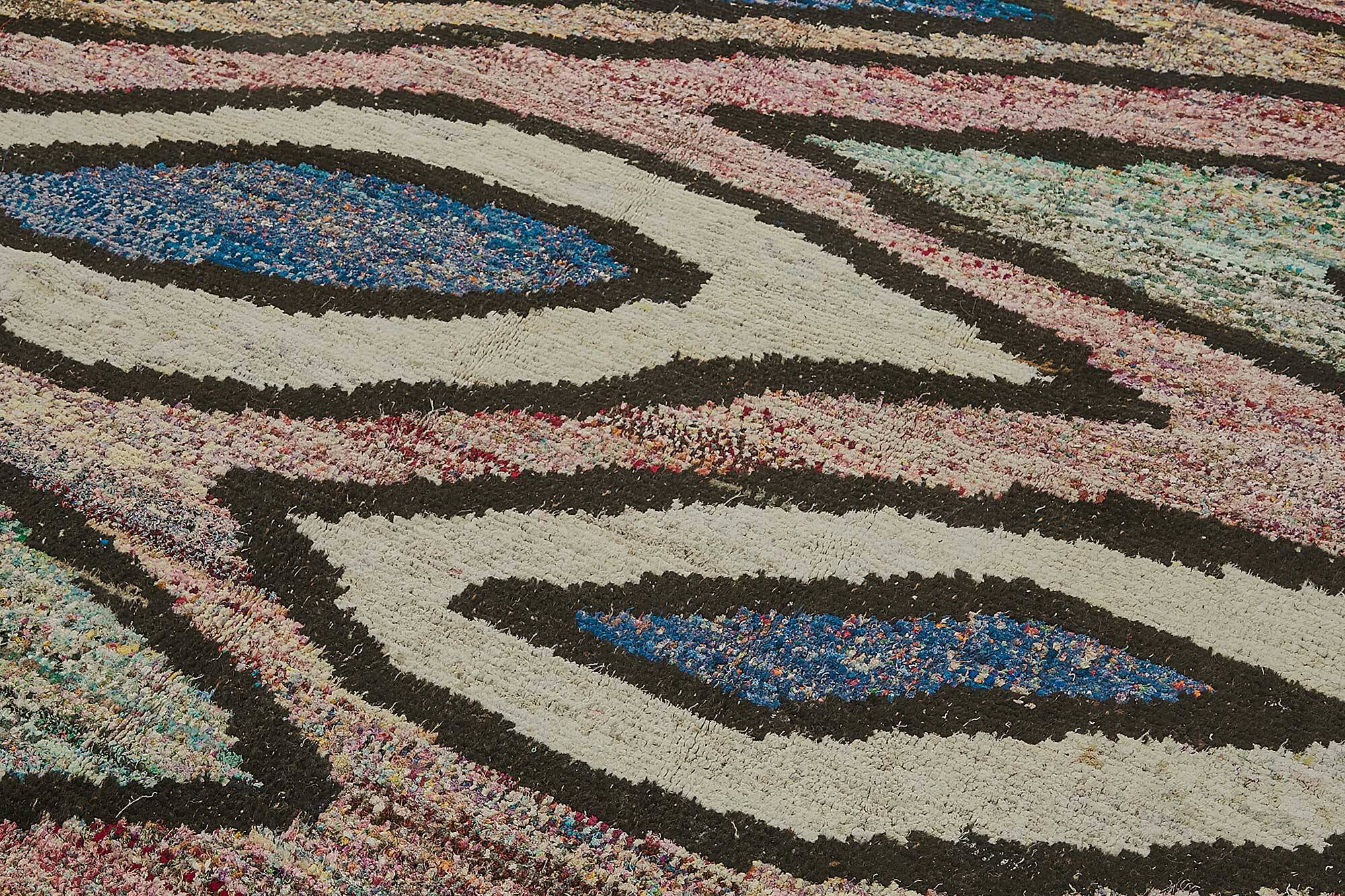 Handwoven Turkish Recycled Boho Rug 250 cm x 345 cm